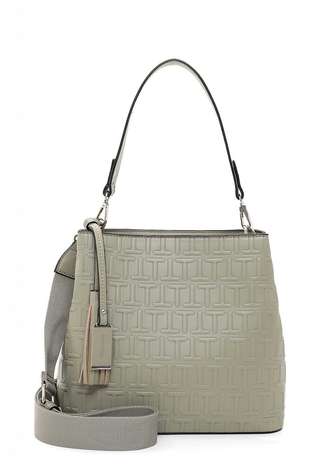 Tamaris Beutel Leona 32171 Damen Handtaschen Print Einheitsgrösse Khaki, Einheitsgröße Kha