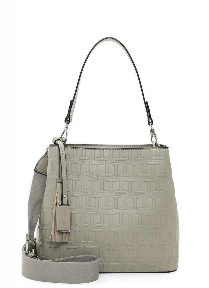 Tamaris Beutel Leona 32171 Damen Handtaschen Print Einheitsgrösse Khaki, Einheitsgröße Kha