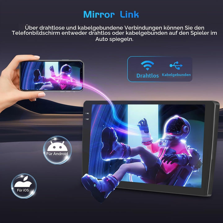 Inefala 4+64G Autoradio für Toyota Yaris Grmn 2012-2017 Android 15 mit 9&