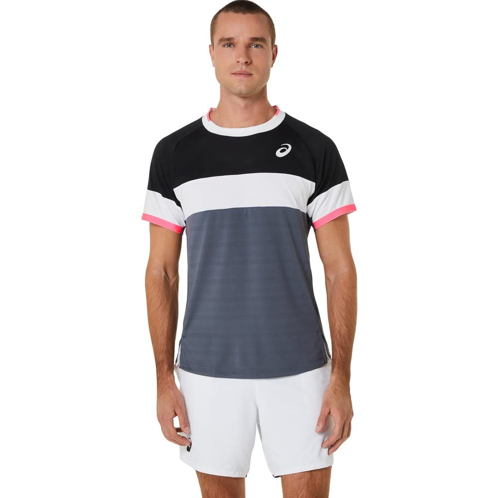 ASICS Herren Match Tennisshirt M Performance Black/Carrier Grey, M Performance Black/Carrier Grey