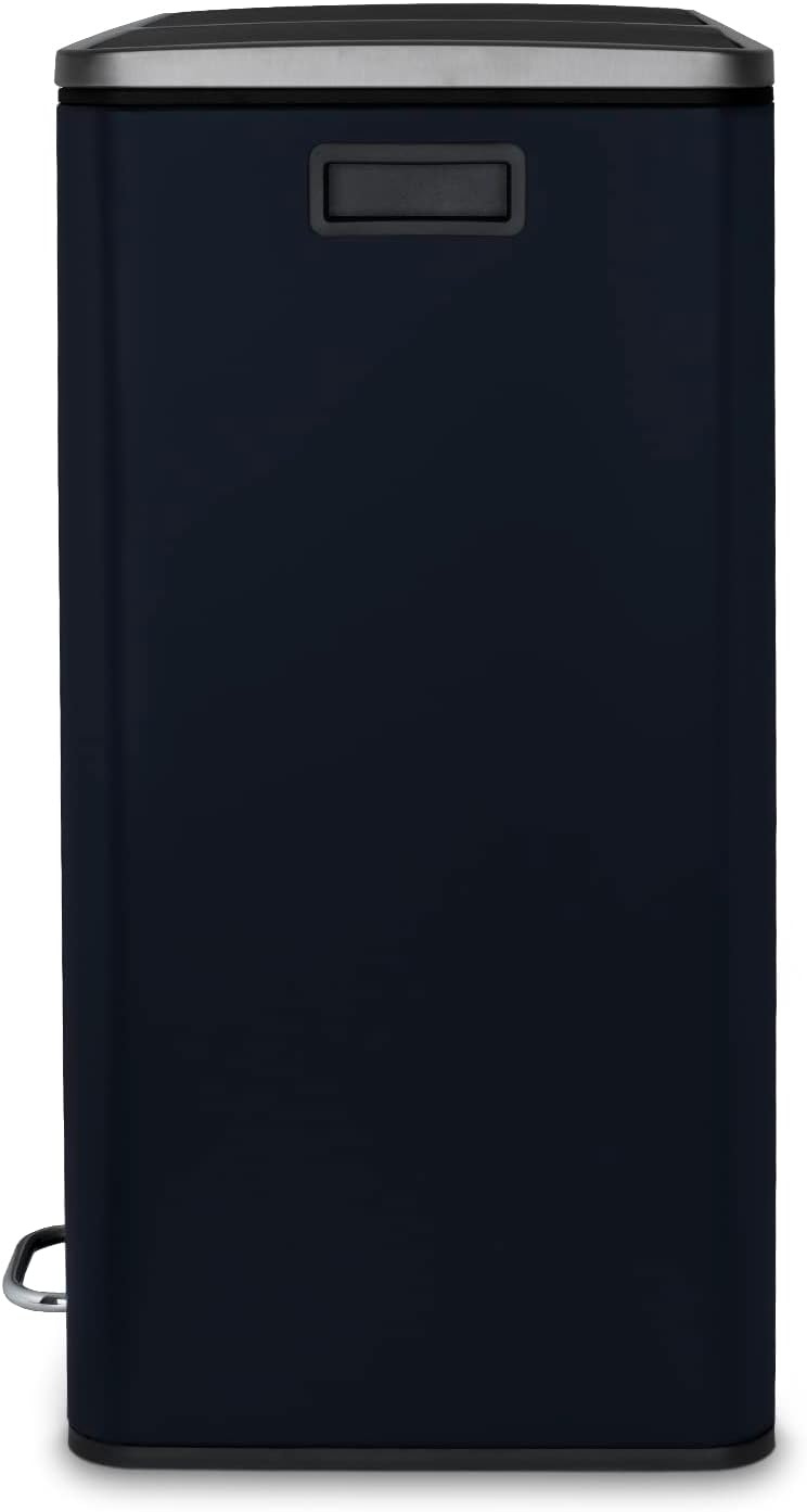 Les Collectors N°908 Mülleimer, Mülleimer, 2 Körbe, 30 l, Schwarz (30 l, Dunkelblau) dunkelblau matt