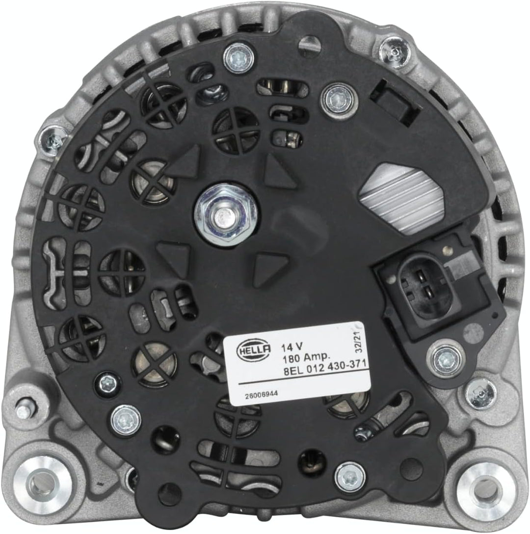 HELLA - Generator/Lichtmaschine - 14V - 180A - für u.a. VW Passat Variant (3C5) - 8EL 012 430-371