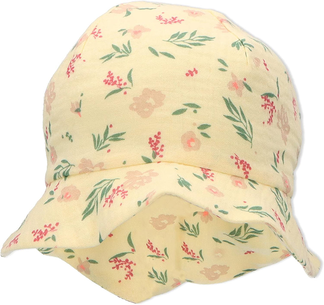 Sterntaler Mädchen Sonnenhut Fleuro Hut 45 vanille, 45 vanille