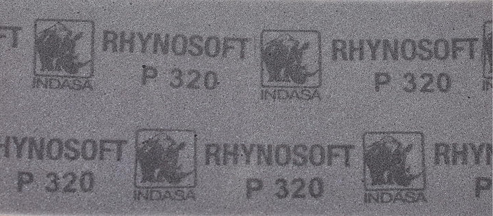 Indasa RHYNOSOFT PRECUT Rollen 115mm x 25m Körnung wählbar Schleifpapier Schleif Schwamm, Schleifbla