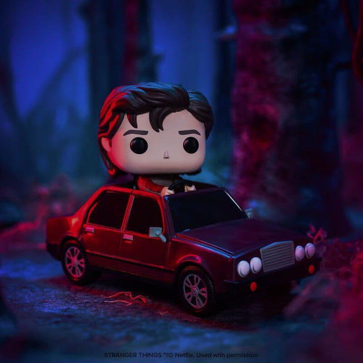 Funko POP! Rides: Stranger Things Season 5 - Steve Harrington - Vinyl-Sammelfigur - Geschenkidee - O