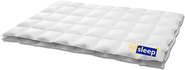 HANSKRUCHEN® Pro Sleep Daunendecke 135x200 cm - Extra leicht / Sommer - Made in Germany Kassettendec