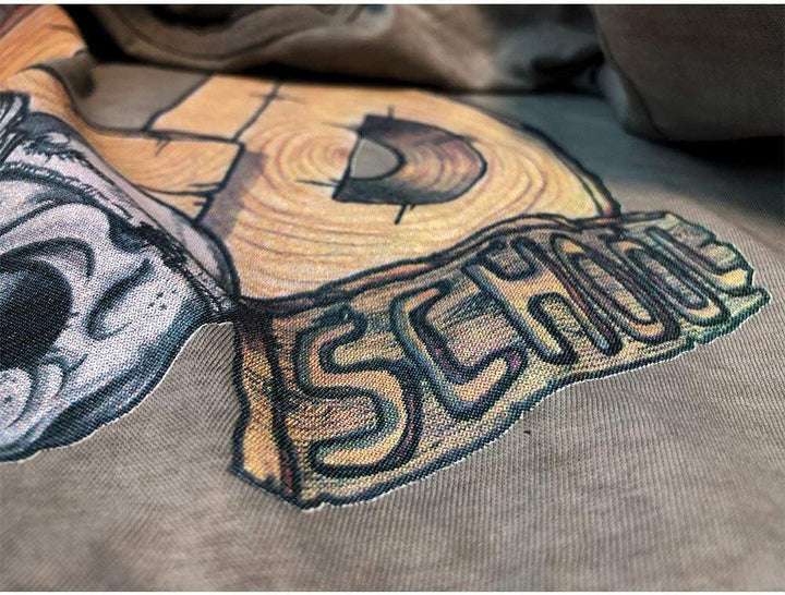 HOTSPOT DESIGN Vintage T Shirt Old School 2.0, Angler T-Shirt XL Grün, XL Grün