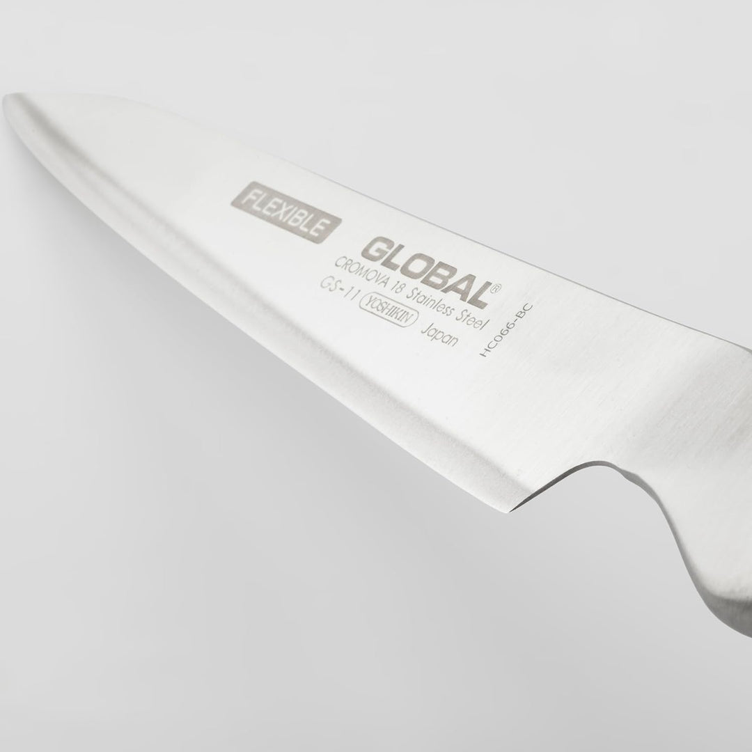 Global GS-11 - Flexibles Kochmesser ,, Stahl, 15 cm