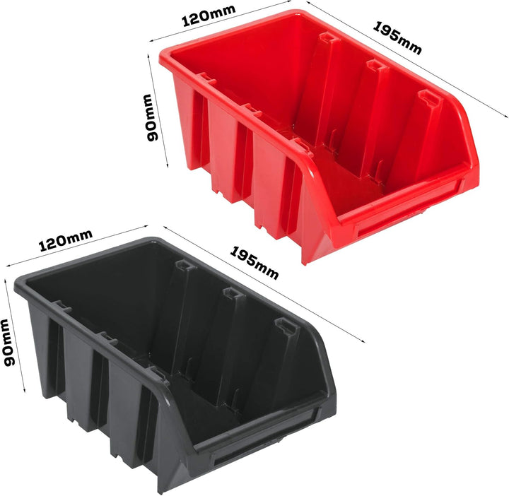 18 Stapelboxen Werkzeughalter Wandregal Werkstattregal Werkzeugwand 78x78cm Werkzeughalter Lagersyst