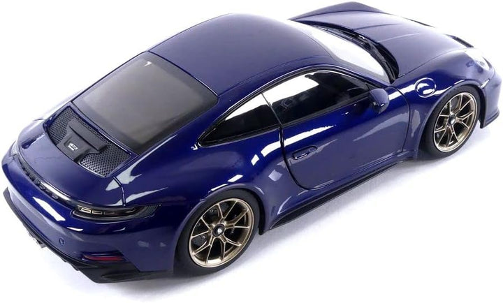 Norev Porsche 911 (992) GT3 Touring 2021 dunkelblau metallic Modellauto 1:18