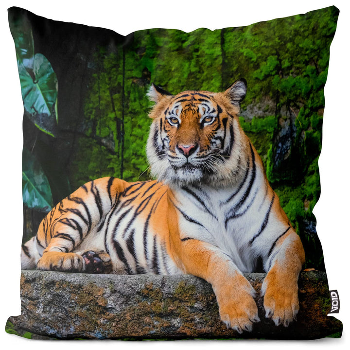 VOID Tiger Dschungel Kissenbezug Kissenhülle Sofakissen Kissen Deko Outdoor-Kissen Dekokissen, Kisse