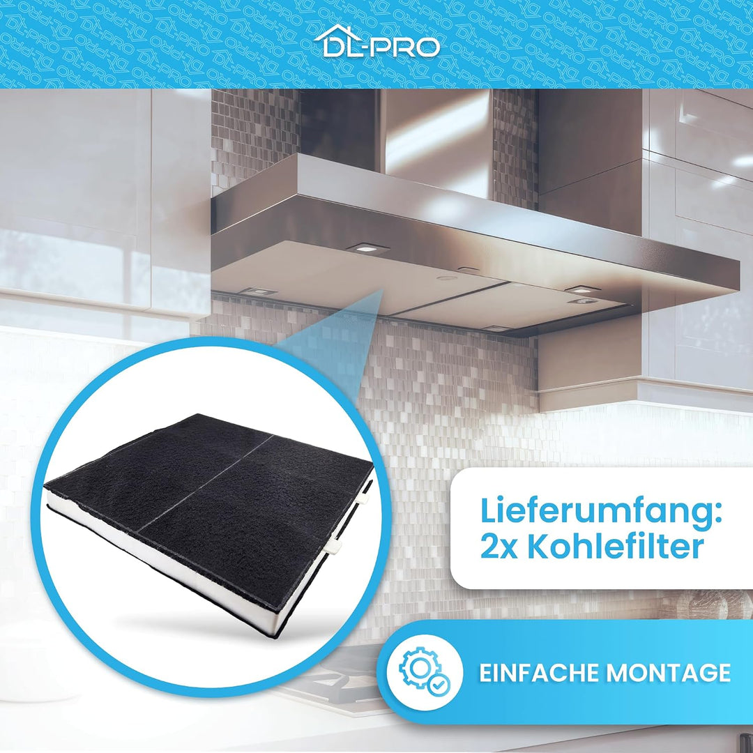 DL-pro Aktivkohlefilter Filter für Balay 00360732 360732 Bosch DHZ5186 Siemens LZ51851 Neff Z5116X1