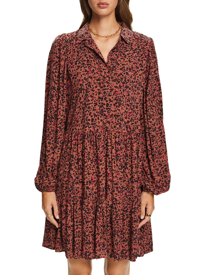 ESPRIT Damen Kleid 32 228/Toffee 4, 32 228/Toffee 4