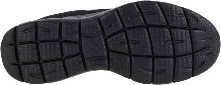 Skechers Herren Arch Fit Waveport Sneaker 41 EU Black Mesh Trim, 41 EU Black Mesh Trim
