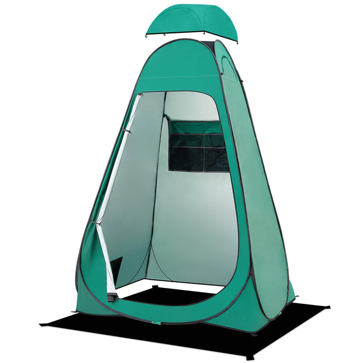 BRIAN & DANY Duschzelt Camping, Pop Up Toilettenzelt, Tragbares Umkleidezelt mit Regenschutz und Fen