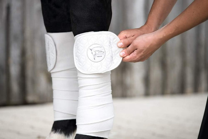 ESKADRON Platinum Fleecebandagen Platinum Bandages Glitter -Limit silkgrey Pony, silkgrey Pony
