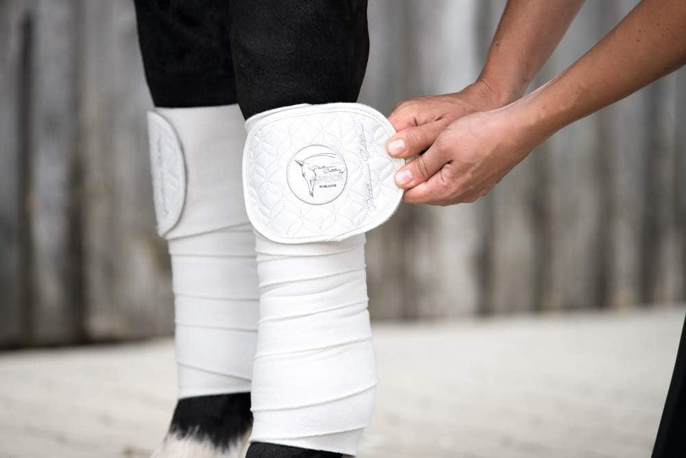 ESKADRON Platinum Fleecebandagen Platinum Bandages Glitter -Limit silkgrey Pony, silkgrey Pony