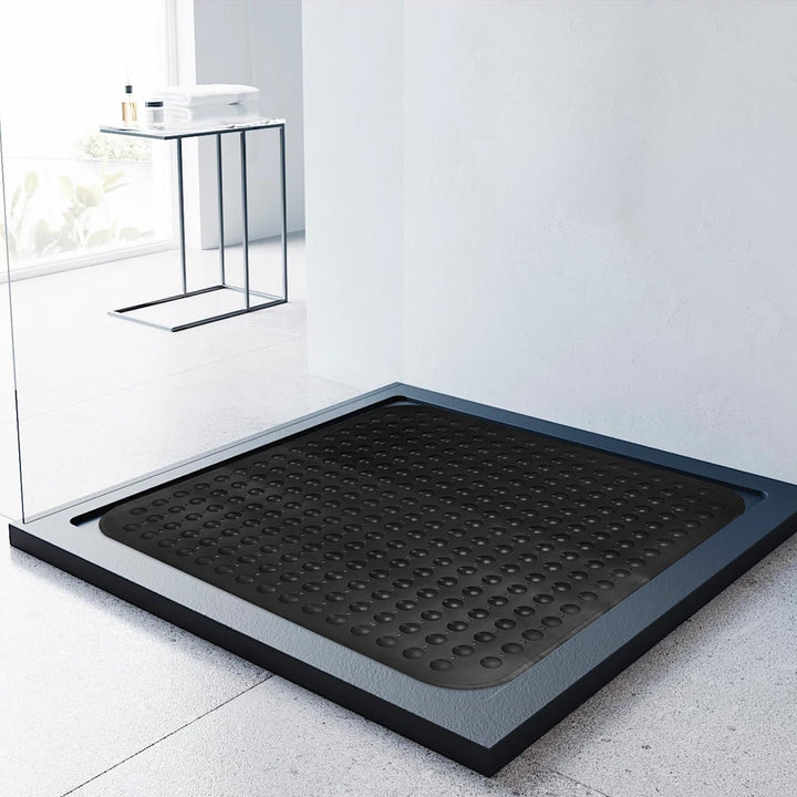 Duschmatte rutschfest 80x80cm Duscheinlage, Antirutschmatte mit Saugnäpfe für Dusche oder Badewanne,