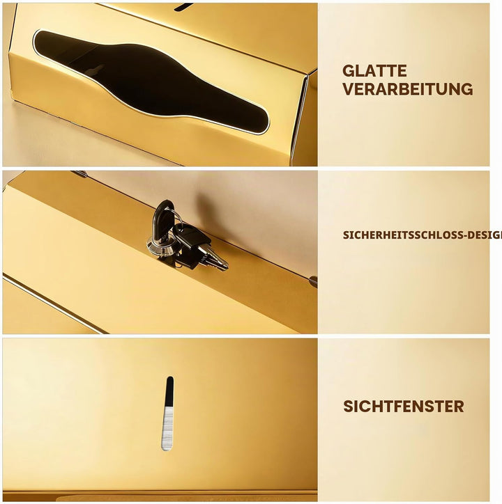 Papierhandtuchspender, Wandhalterung, kommerziell, C-Falz, Multifold-Handtuchspender, Edelstahl-Tasc