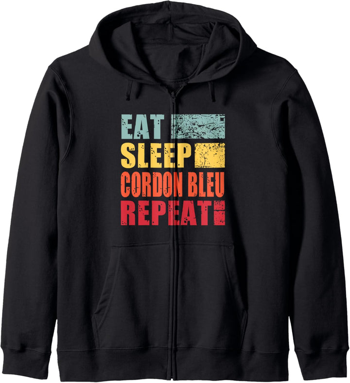 Eat Sleep Cordon-Bleu Repeat Kapuzenjacke