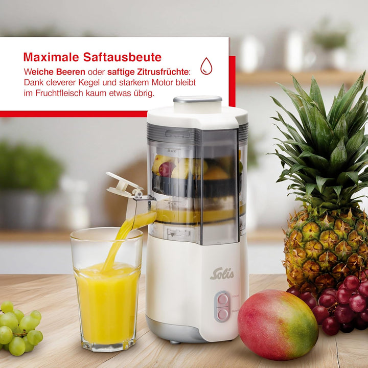 Solis Multi-Juicer – elektrischer Entsafter für Zitrusfrüchte, Äpfel & Melonen – automatische Saftpr
