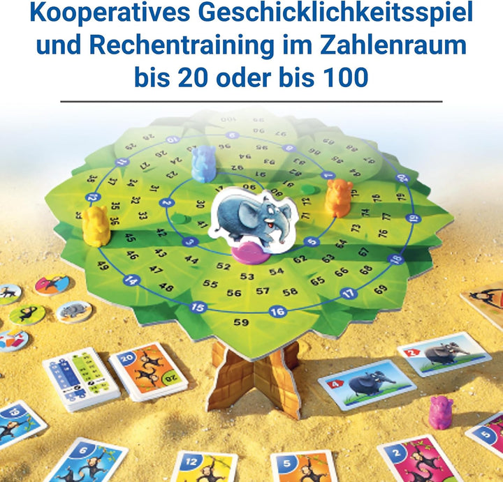 Ravensburger 24973 - Affenstarke Zahlen-Bande - Spielen und Lernen für Kinder von 6-10 Jahren, für 1