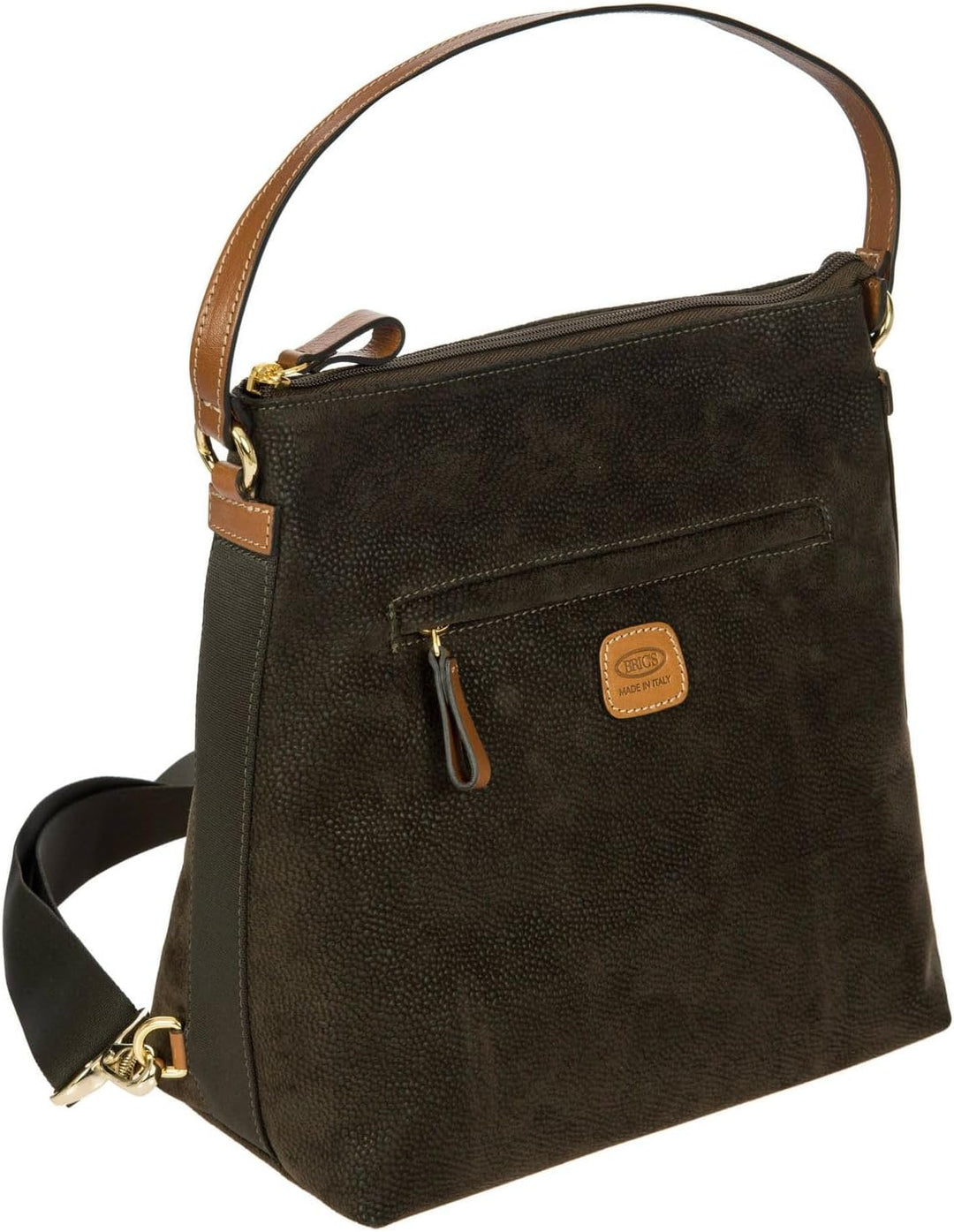 BRIC'S - Bag/Backpack Giorgia, Olive, 28x28x15 cm, Olive