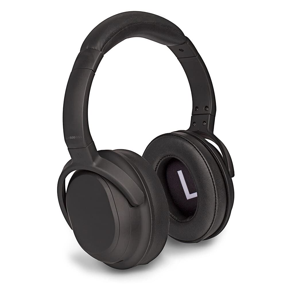 LINDY 73204 LH500XW+ Kabelloser Kopfhörer mit Active Noise Cancelling und aptX, Schwarz