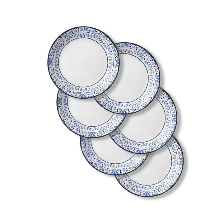 Corelle 6-Piece Splitterfest Geschirr-Set, Glas, Portofino Medium Portofino, Medium Portofino