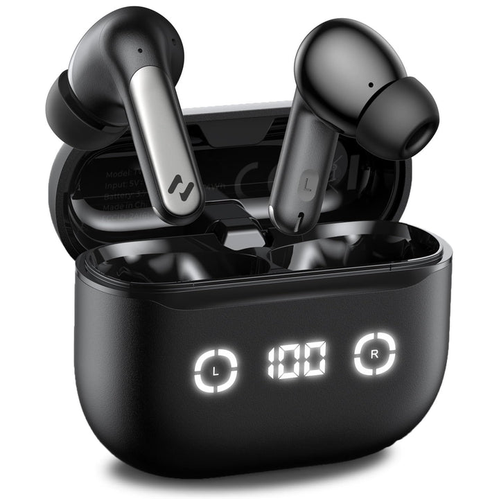 havit Active Noise Cancelling Wireless Earbuds, Bluetooth 13.7 cm Ear Headphones, 3D Bass Stereo Wir