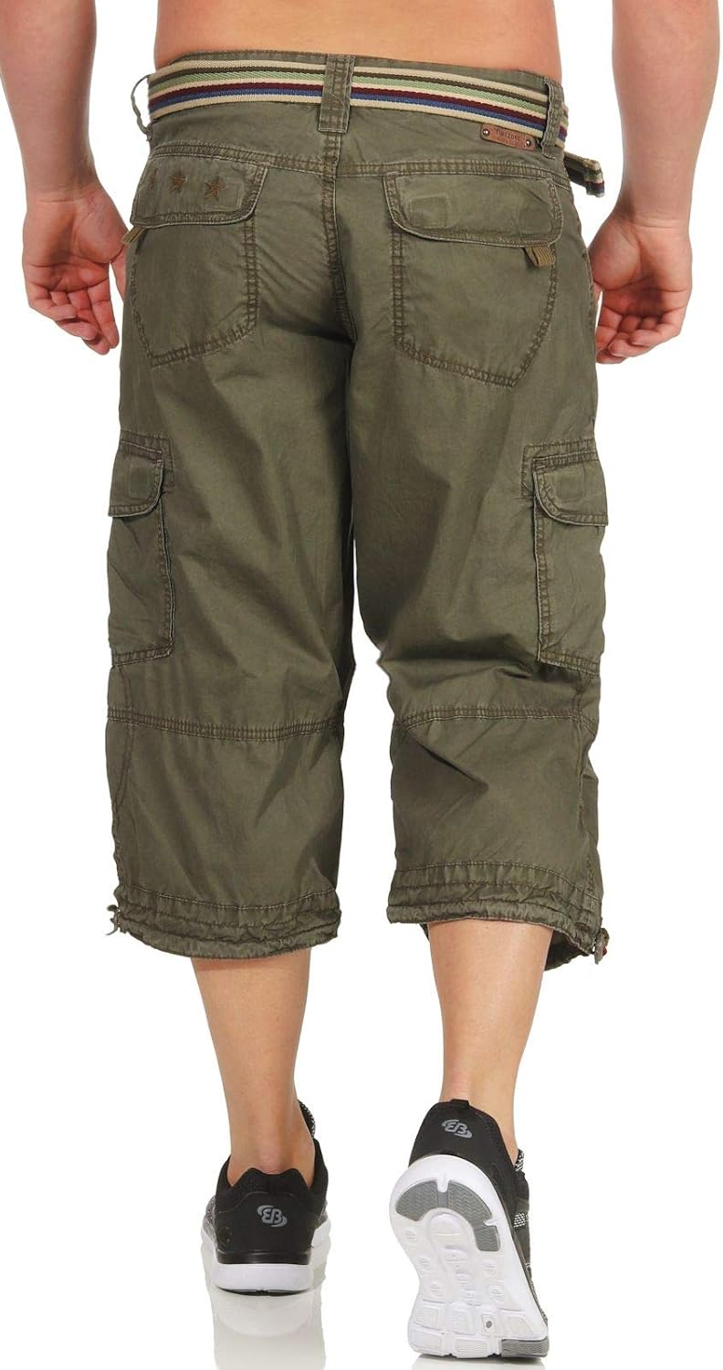 Timezone Herren Shorts 31W Grün (Washed Oliv 4064), 31W Grün (Washed Oliv 4064)