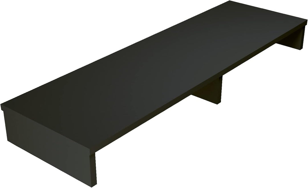 Henor TV-Ständer aus FSC® Holz, TV-Bildschirmerhöhung, 115 x 35 x 12 cm, Tragkraft 90 kg, Graphit 11