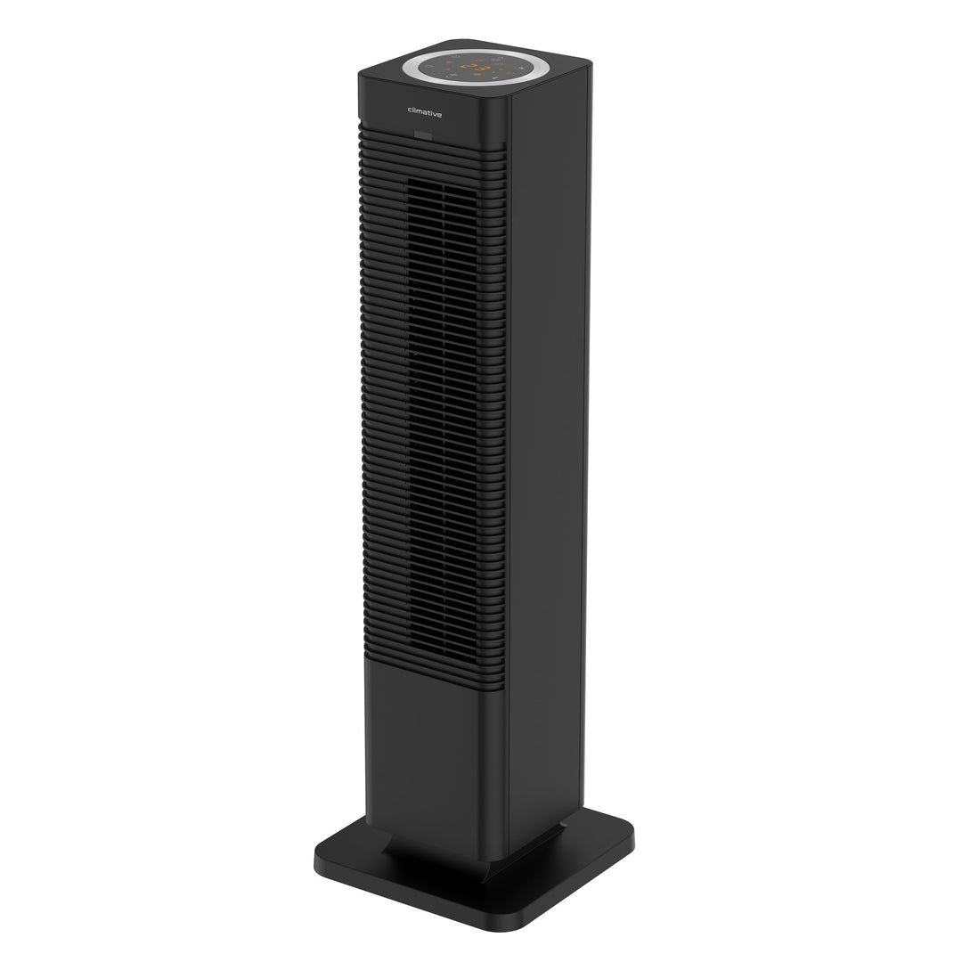 CoolHeat Keramik-PTC Heizlüfter 2000W WiFi 2-in-1 – Heizungslüfter & Turmventilator, 80° Oszillation