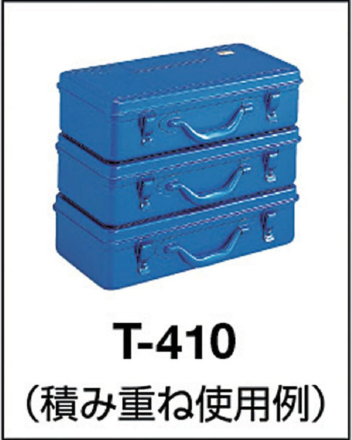 TRUSCO T-410 Kofferraum-Werkzeugkoffer, 418 x 222 x 110 cm, Blau, Blau M