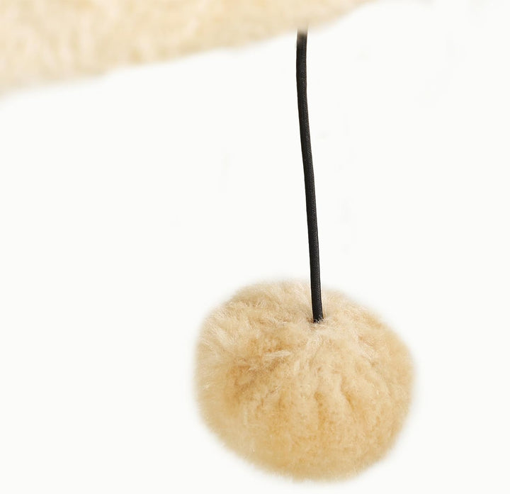 PawHut Kletterwand Katzen, 5-teilig Katzenkletterwand Katzen Wandelemente mit Kratzstamm, Katzenhaus