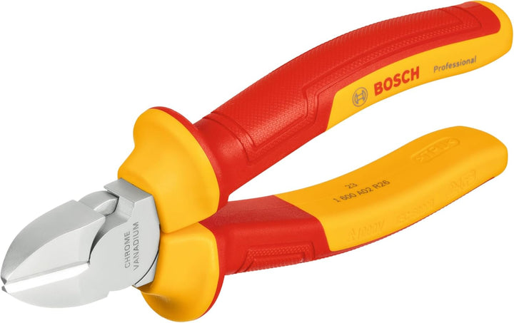 Bosch Professional 3-tlg. Handwerkzeug-Set (inkl. 1x VDE-Schraubendreher (PH1), 1 x VDE-Seitenschnei