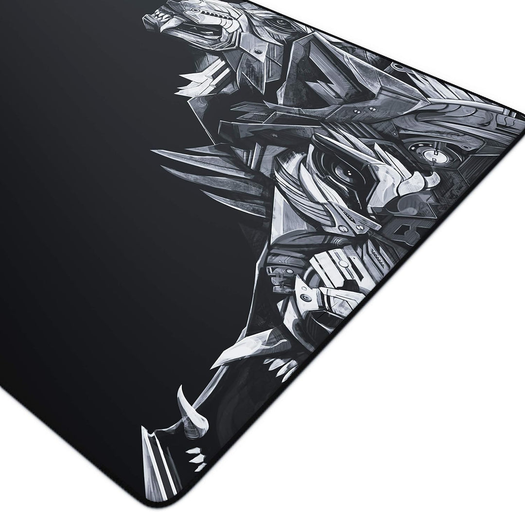 CSL - Übergrösse Mauspad Gaming Titanwolf 1200x600mm - XXXL Mousepad gross mit Motiv - Tischunterlag