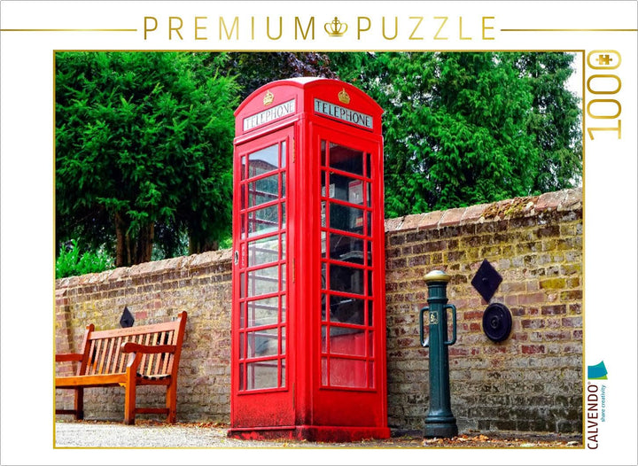 CALVENDO Puzzle Telephone Booth 1000 Teile Lege-Grösse 64 x 48 cm Foto-Puzzle Bild von Peter Roder,