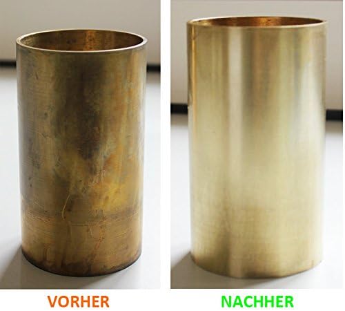 Kupferreiniger/Messingreiniger (1000 ml – Kupfer und Messing reinigen, Politur, Tauchbad 1 l (1er Pa