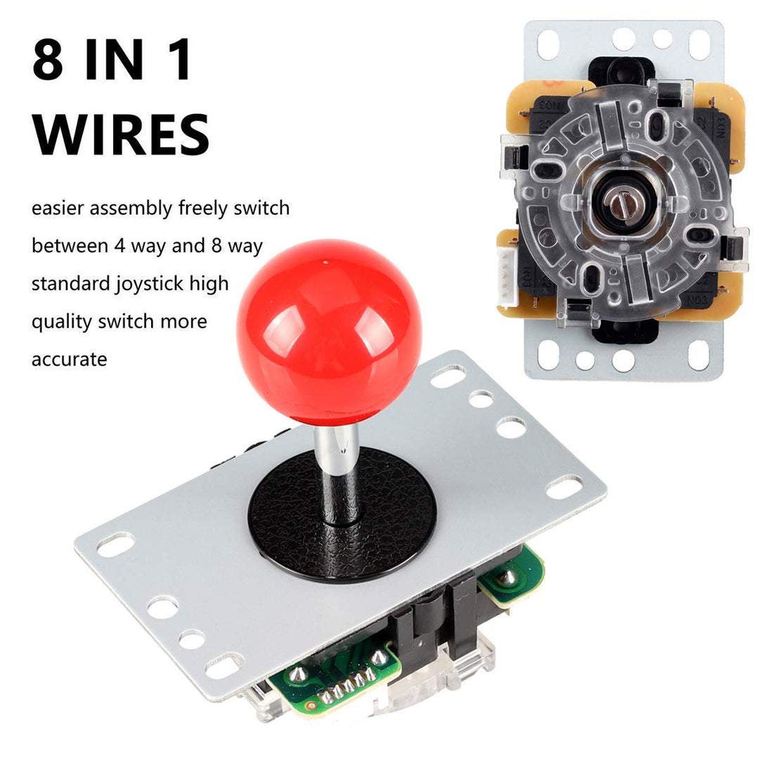 EG STARTS 2 Spieler Arcade Spiel Kit Teil USB Pc Joystick für Mame Spiel DIY Null Verzögerung USB En
