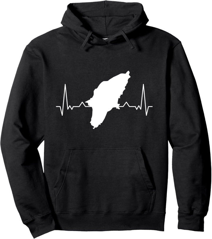 Rhodos Herzschlag Griechenland Insel Urlaub Pullover Hoodie