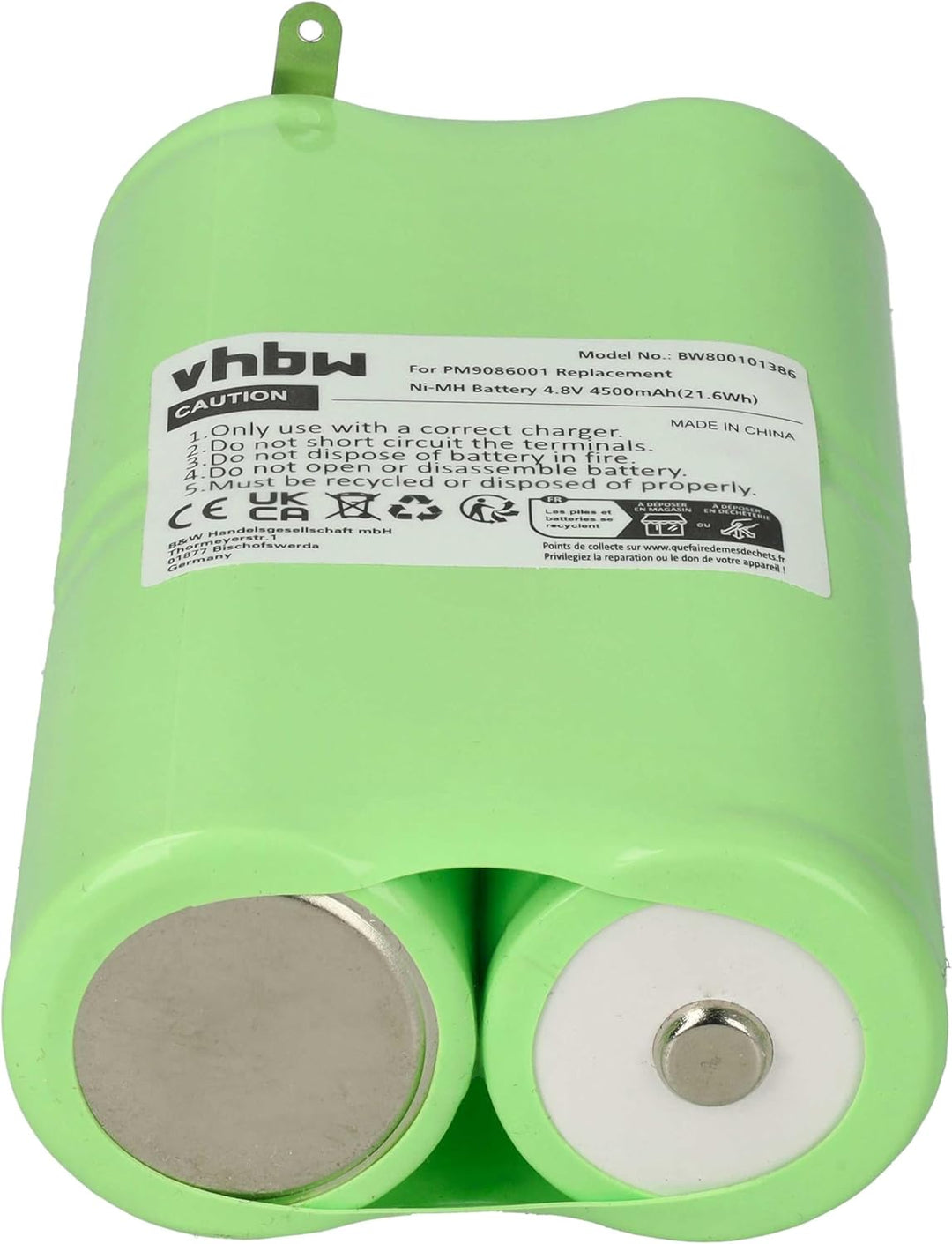 vhbw Akku kompatibel mit Philips PM95, PM93, PM97 Messgerät (4500 mAh, 4,8 V, NiMH)