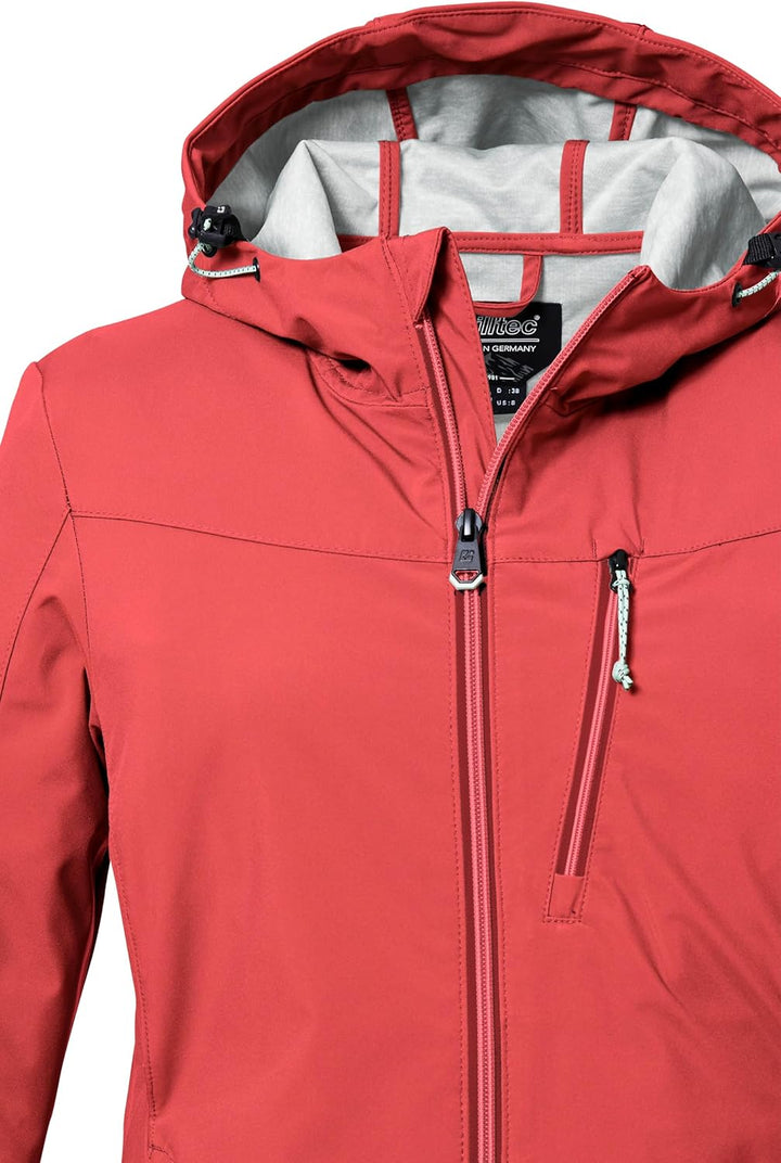 Killtec Damen Kos 89 Wmn Sftshll Jckt Softshelljacke/Outdoorjacke mit Kapuze KOS 89 WMN SFTSHLL JCKT