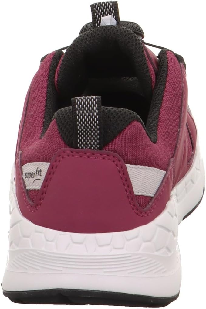 Superfit Mädchen Free Ride Sneaker 31 EU Rot Schwarz 5000, 31 EU Rot Schwarz 5000