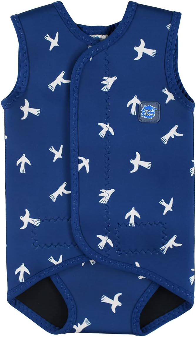 Splash About Baby Wrap Neoprenanzug 0-6 monate White Birds, 0-6 monate White Birds