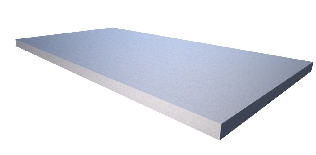 Akustikschaum Plattenabsorber glatt aus Basotect® grau - 100cm x 50cm x 3cm - mit Selbstklebeausrüst