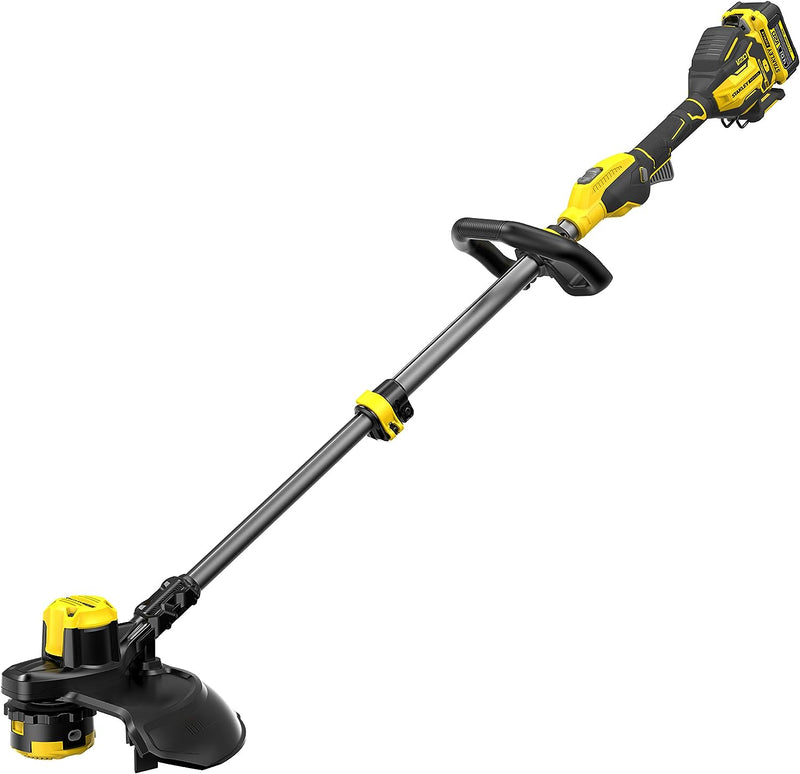 STANLEY FATMAX SFMCSTB933M-QW Rasentrimmer mit bürstenlosem Lithium-Motor, Schnittbreite 33 cm, Gesc