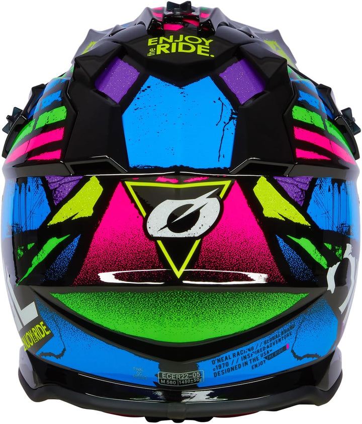 O'NEAL Unisex – Erwachsene 2srs Helmet Glitch V.23 Helm M Multi, M Multi