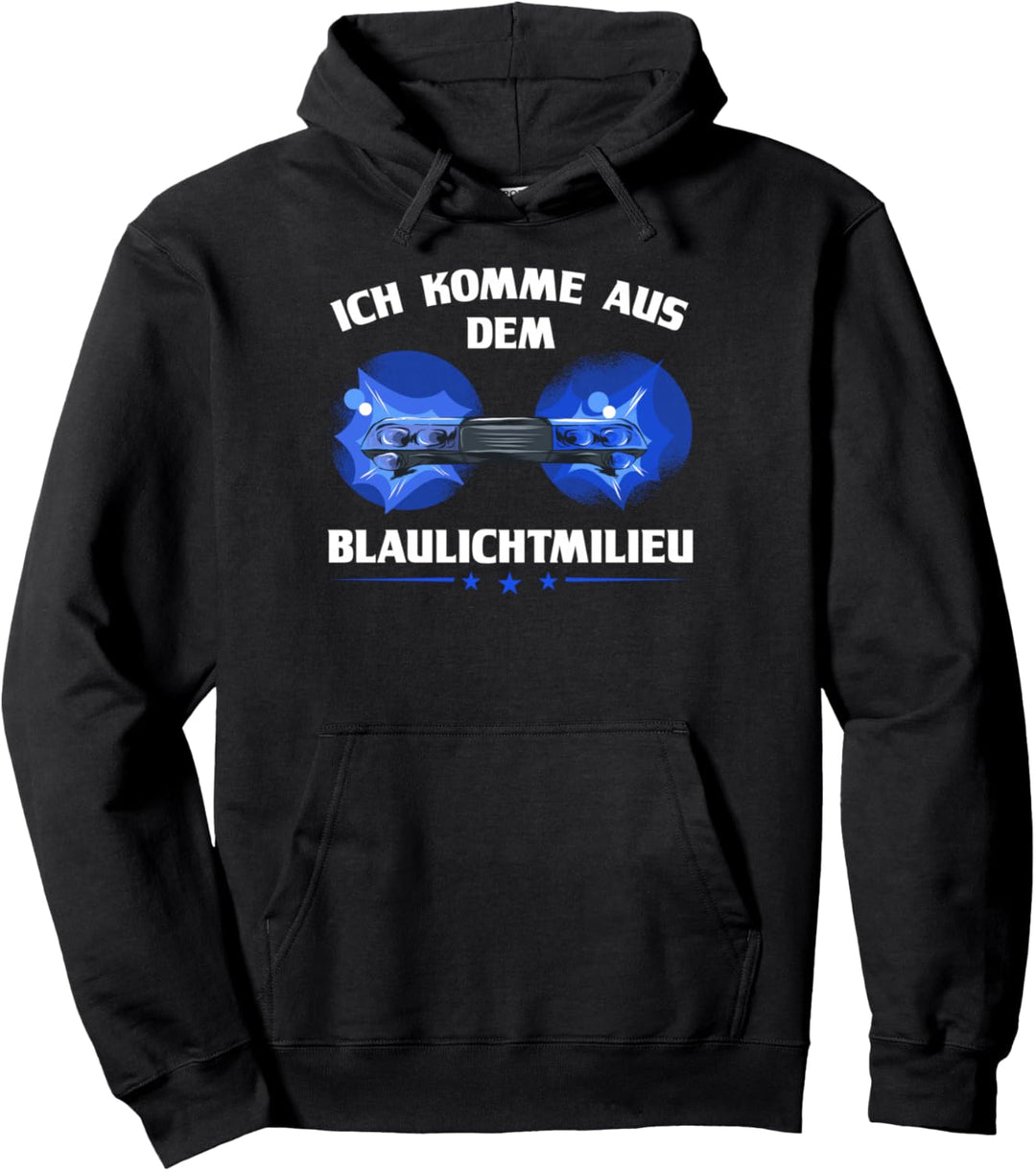 Blaulichtmilieu Polizist Geschenk Polizei Polizeibeamter Pullover Hoodie