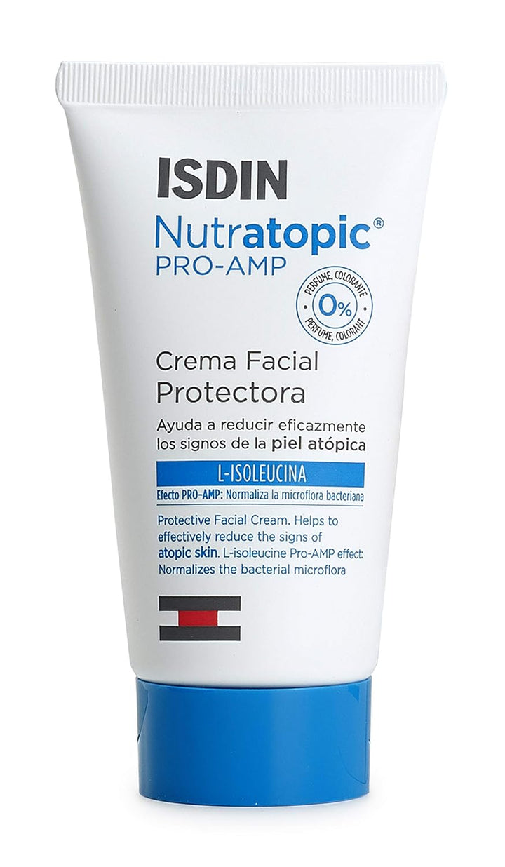 ISDIN Nutratopic Pro-Amp Duplo Gesichtscreme für atopische Haut, 50 ml (2 Stück)